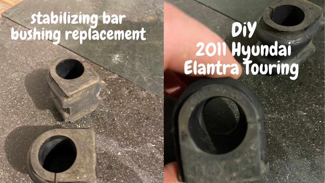 DIY - 2011 Hyundai Elantra Touring i30 cw- Front Stabilizing Bar Bushing Replacement