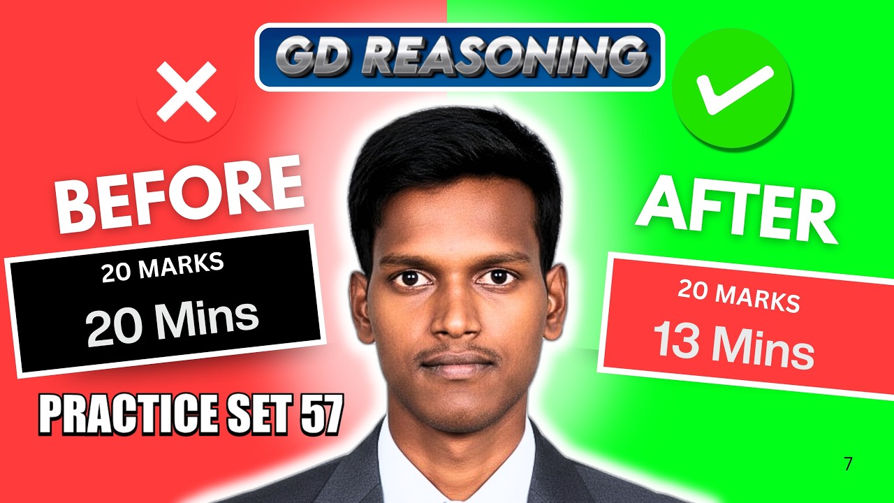 GD REASONING தமிழில்  | Practice Set 57 | Gd Constable exam 2026 | Gd Reasoning Classes Mr Reasoning