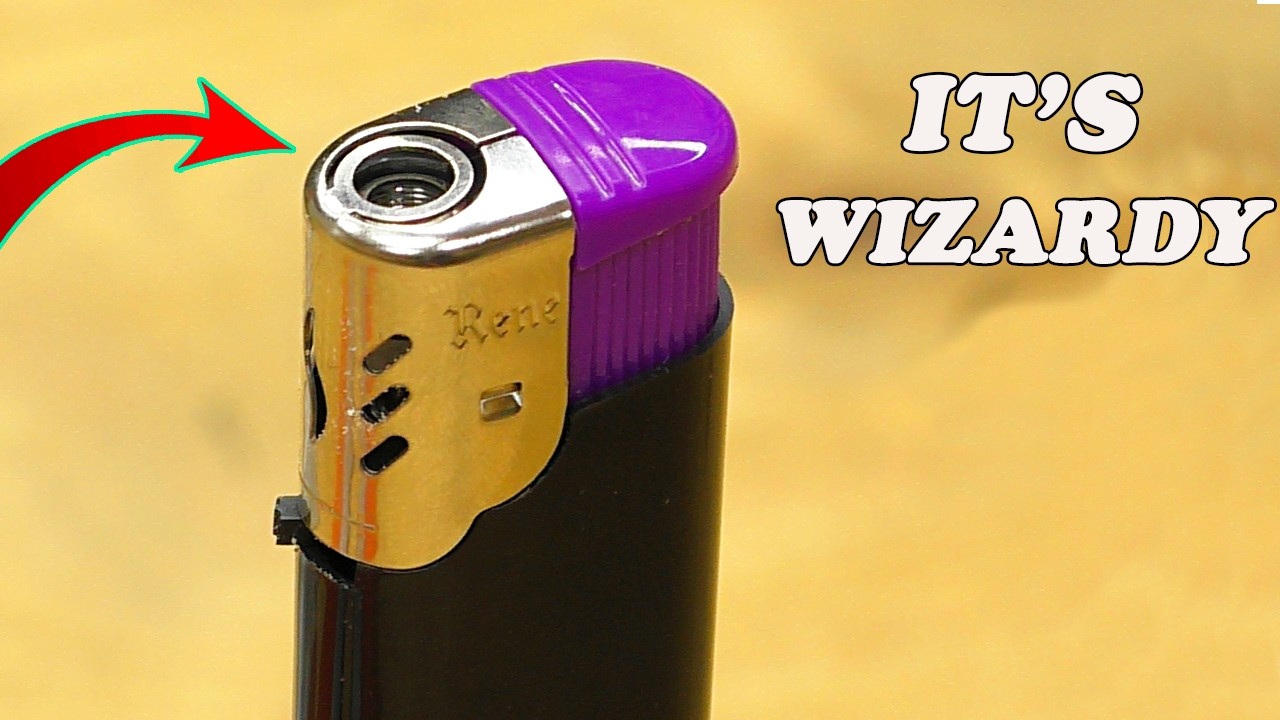 BRILLIANT invention made from an old lighter in 4 minutes!