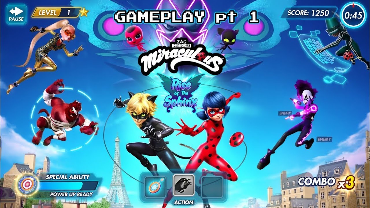 Miraculous: Rise of the Sphinx Gameplay pt 1