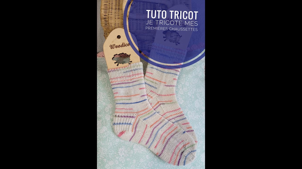 Tuto tricot - Je tricote mes premi&egrave;res chaussettes! Tutoriel complet en pas &agrave; pas