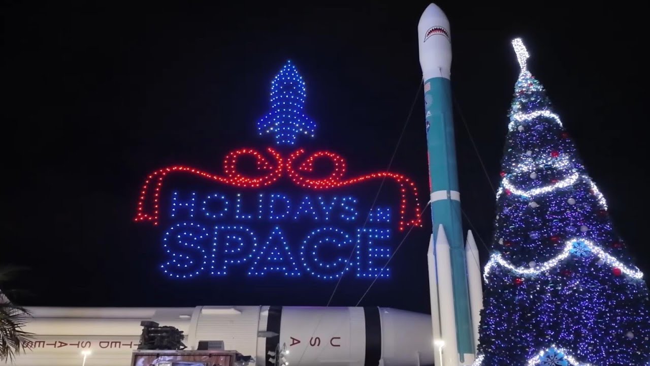 Holidays in Space Full Show 4K Kennedy Space Center Visitors Complex