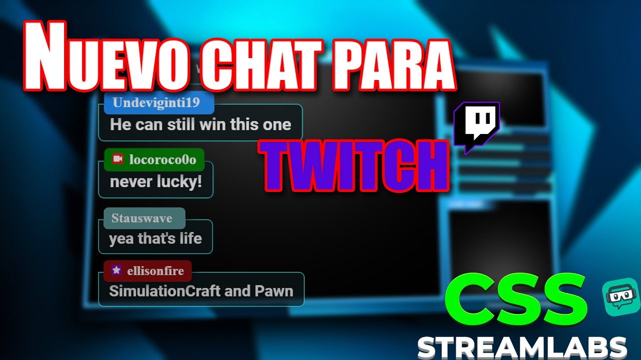 🔴 Como Cambiar el CHAT de TWICH con CSS en OBS  | kronozzss