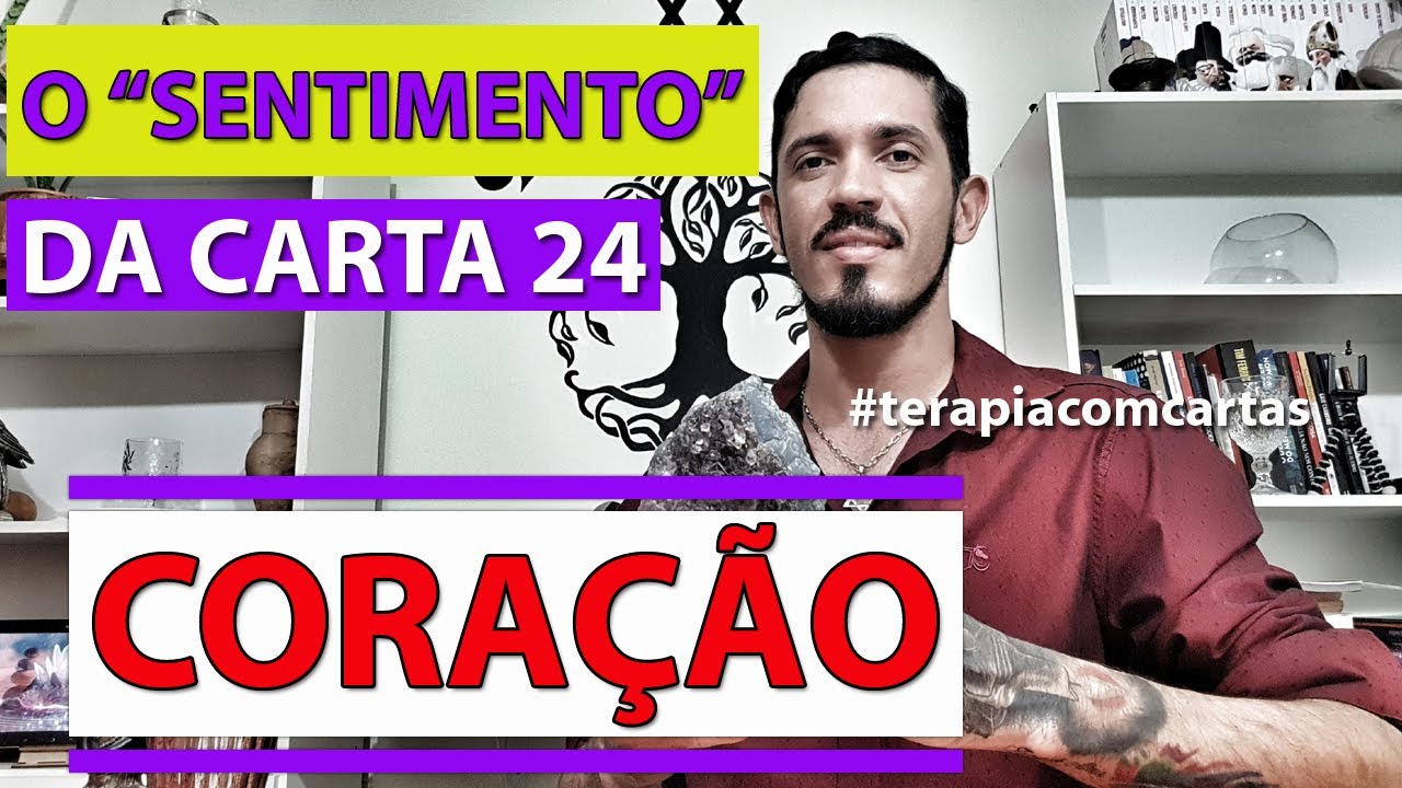 Carta 24: Como ler a carta do CORAÇÃO do Baralho Cigano? | TERAPIA COM CARTAS