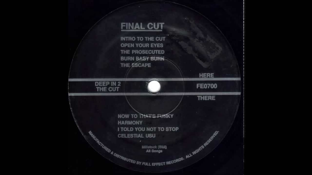 FINAL CUT - I TOLD YOU NOT TO STOP (1989)