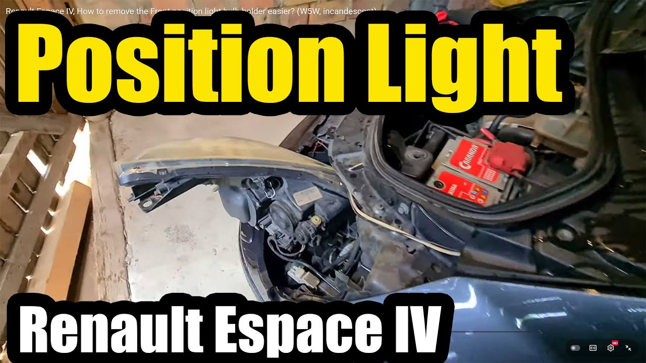 Renault Espace IV, How to remove the Front position light bulb holder easier? (W5W, incandescent)