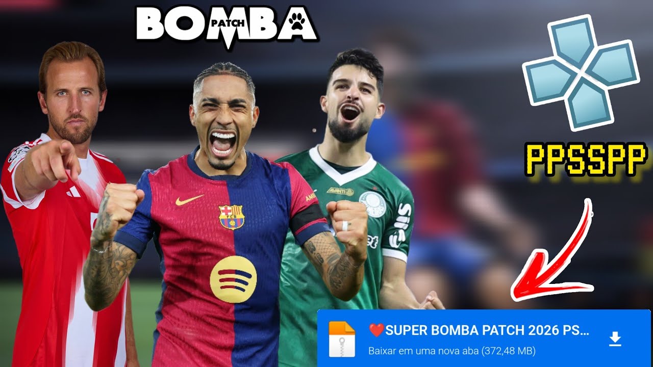BOMBA PATCH 2026 PARA PPSSPP DOWNLOAD MEDIAFIRE!