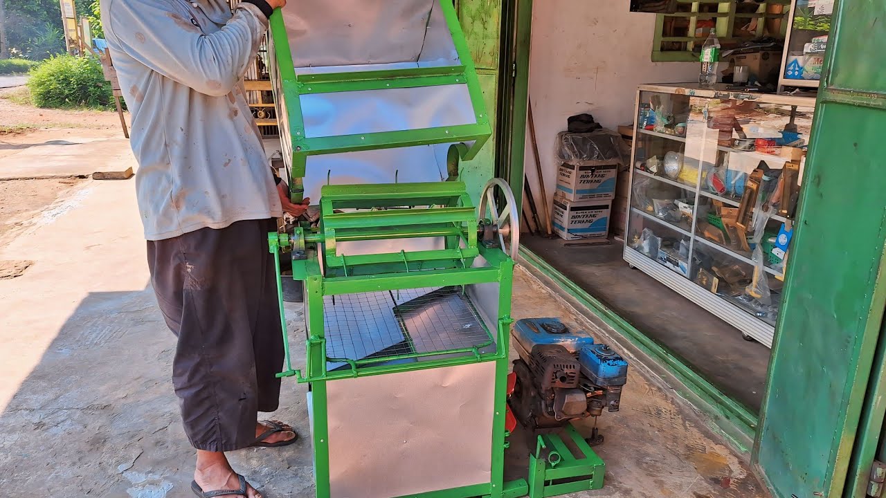 MESIN PERONTOK PADI BONGKAR PASANG