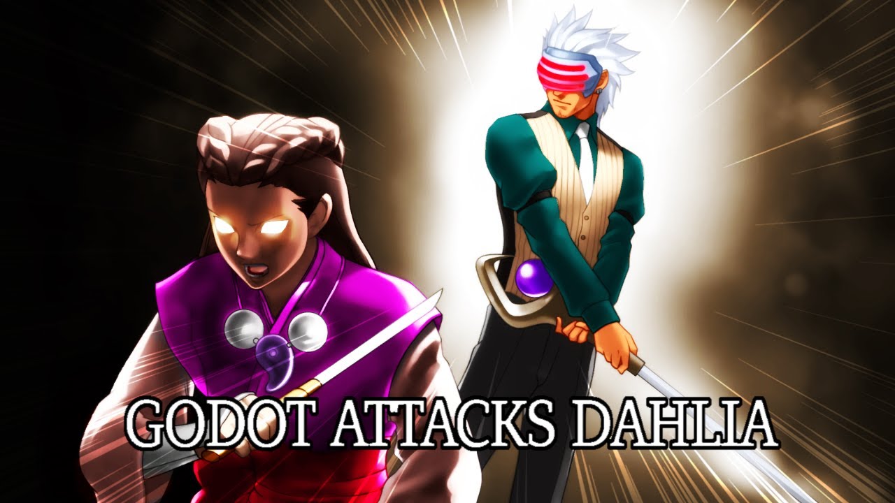 Godot faces Dahlia Hawthorne
