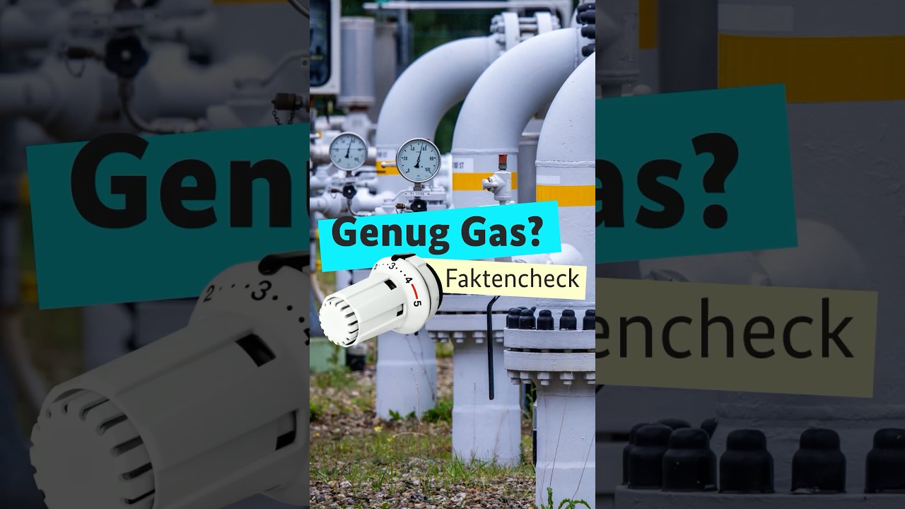 Faktencheck: Füllstand der Gasspeicher. #Shorts #Gas #Versorgung