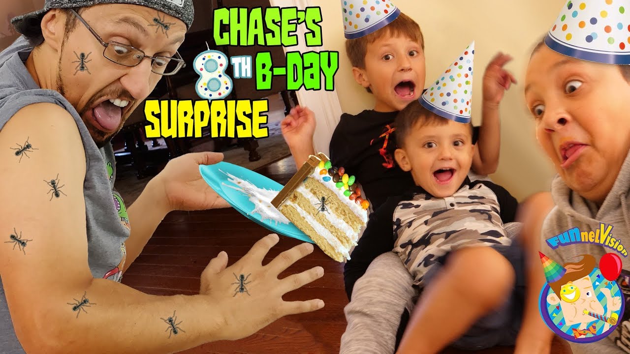 CHASE Turns 8!  HAPPY BIRTHDAY ANTS (FV Family Vlog)