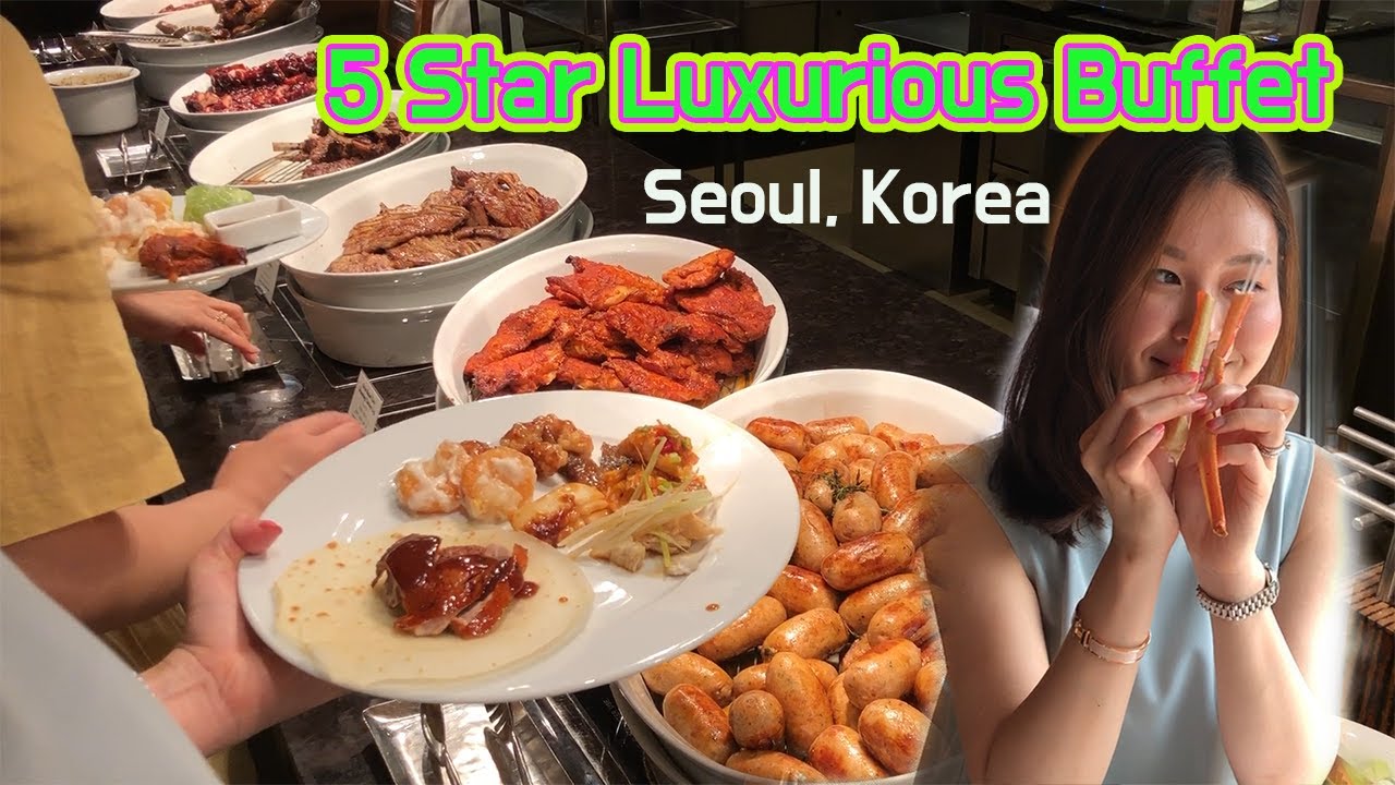 Best FOOD Buffet in Seoul, Korea (2019) | Place to eat in Seoul | Shilla Hotel The Park View