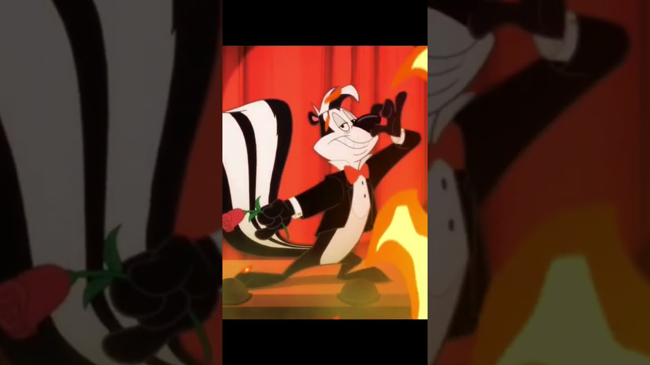 POV: You are at Pepe le Pew's show. He is singing a song called Pyromania/making his show in fire. 🔥