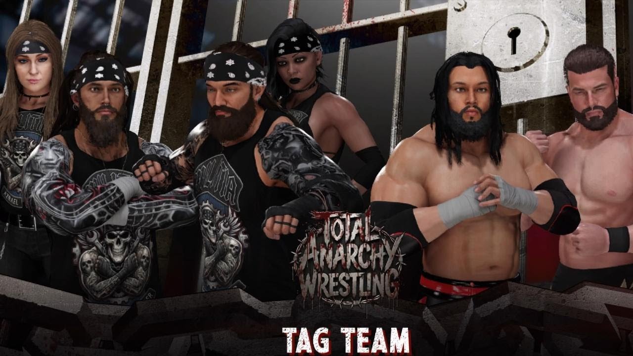 WWE 2K25 Cannonball & Slasher Vs David & Jeremy Powers