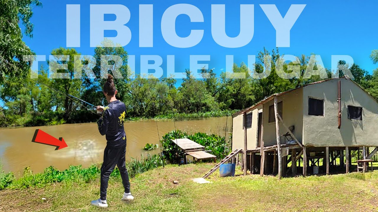 MIRA QUE LUGAR de PESCA en IBICUY, ME QUEDE LOCO, CON CASITA, LE&Ntilde;A, CERO ENGANCH&Eacute;, HERMOSO MAL!