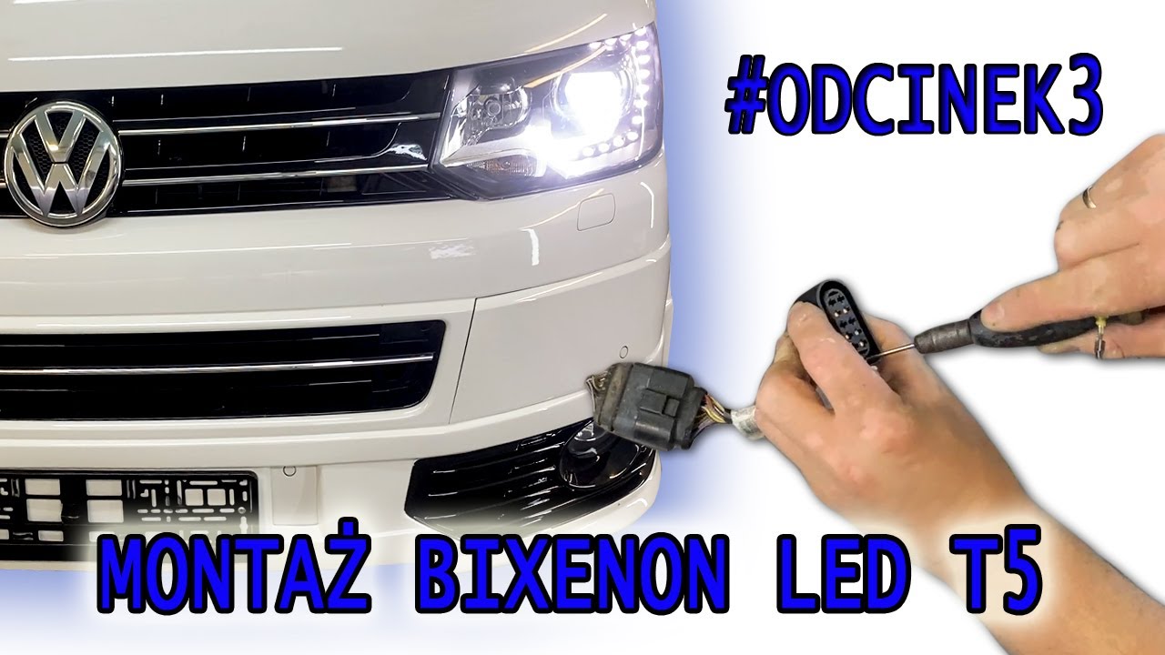 Montaż Oryginalnych reflektorów Bixenon VW T5 T5.1 | #3 Projekt Transporter