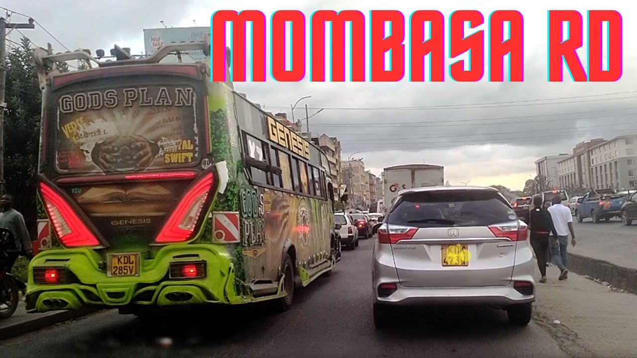 Kenya Nairobi City Drive: Mombasa Road, Belle View, Airtel, GM to City Cabanas