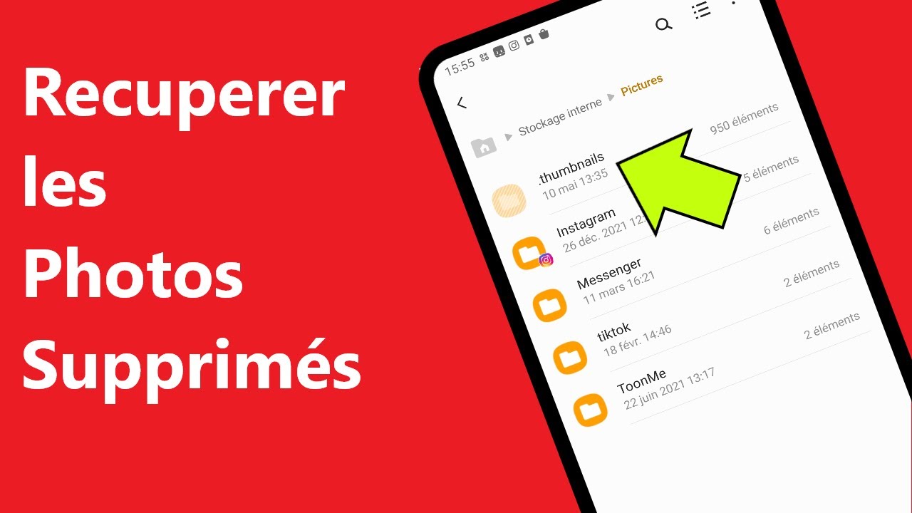 récupérer les photos supprimées sans application sur votre téléphone android sans root