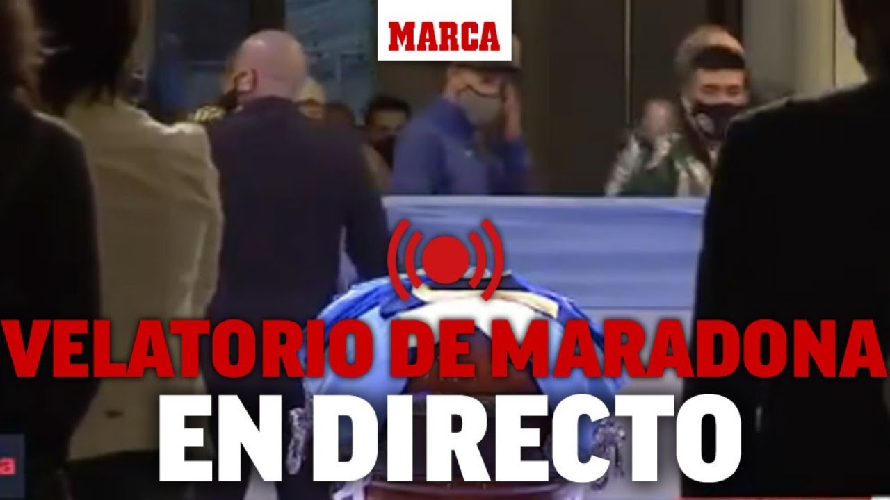 Muere Maradona: el velatorio de Diego Armando Maradona, en directo