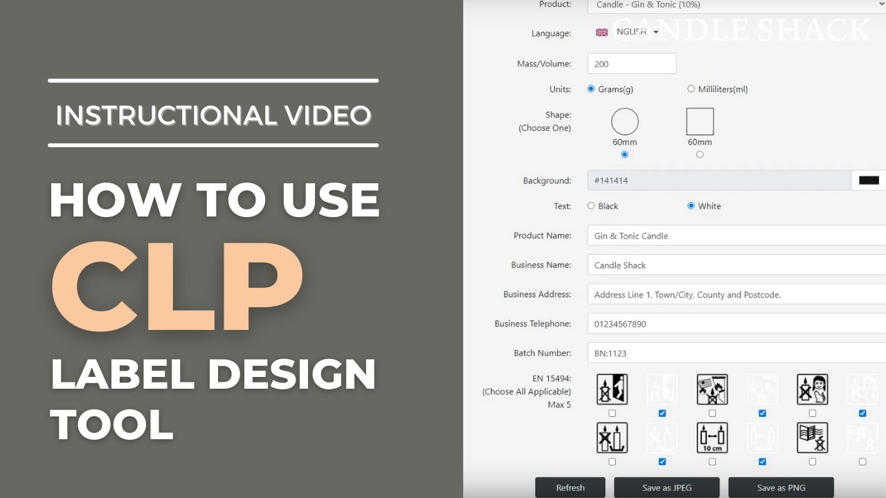 How to Use Candle Shack's CLP Label Design Tool for Candle Makers