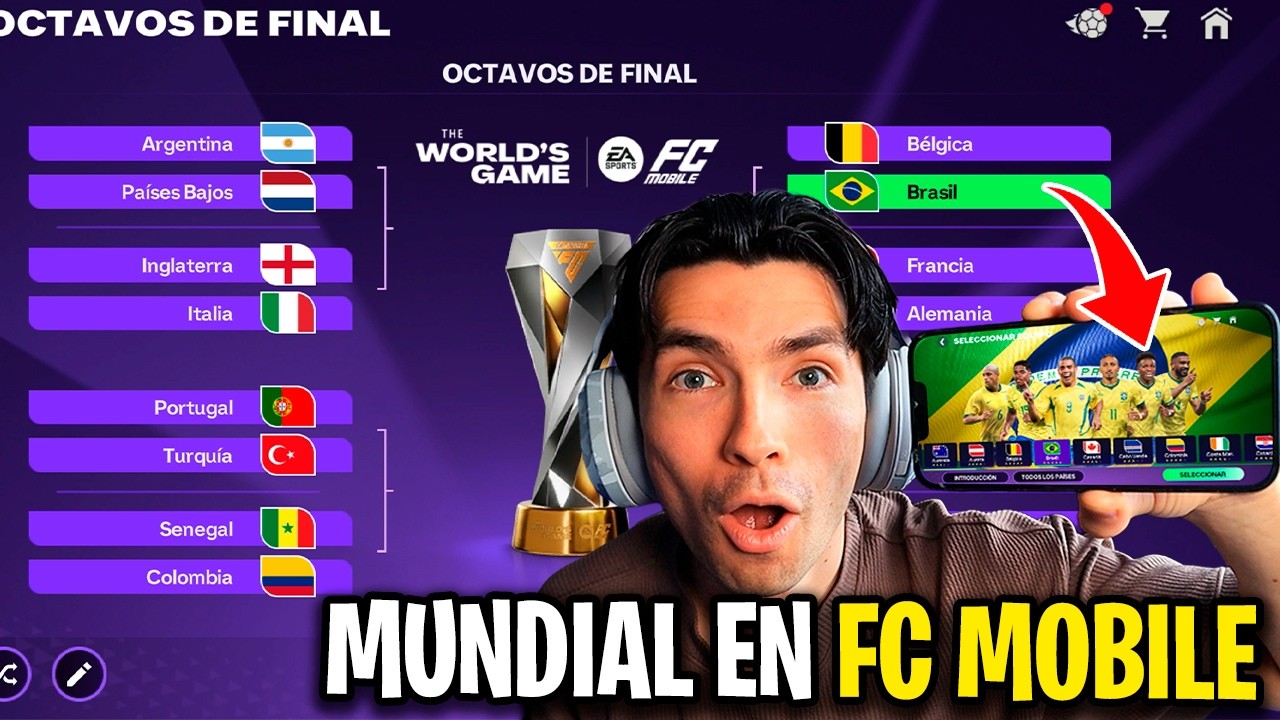 Juego el MUNDIAL COMPLETO en el FC MOBILE! &iquest;Tiene TODAS LAS SELECCIONES?
