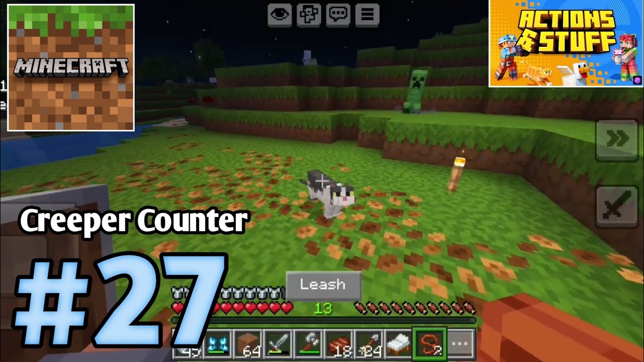 Minecraft Mobile Survival #27 – Hydrogen Bomb💣 VS Meow🐱