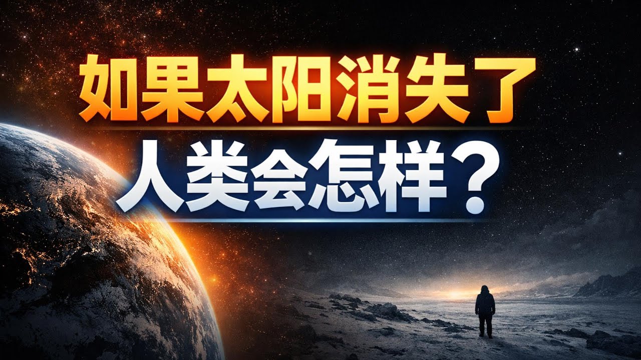 宇宙冷知识01｜如果太阳消失了，人类会怎样？