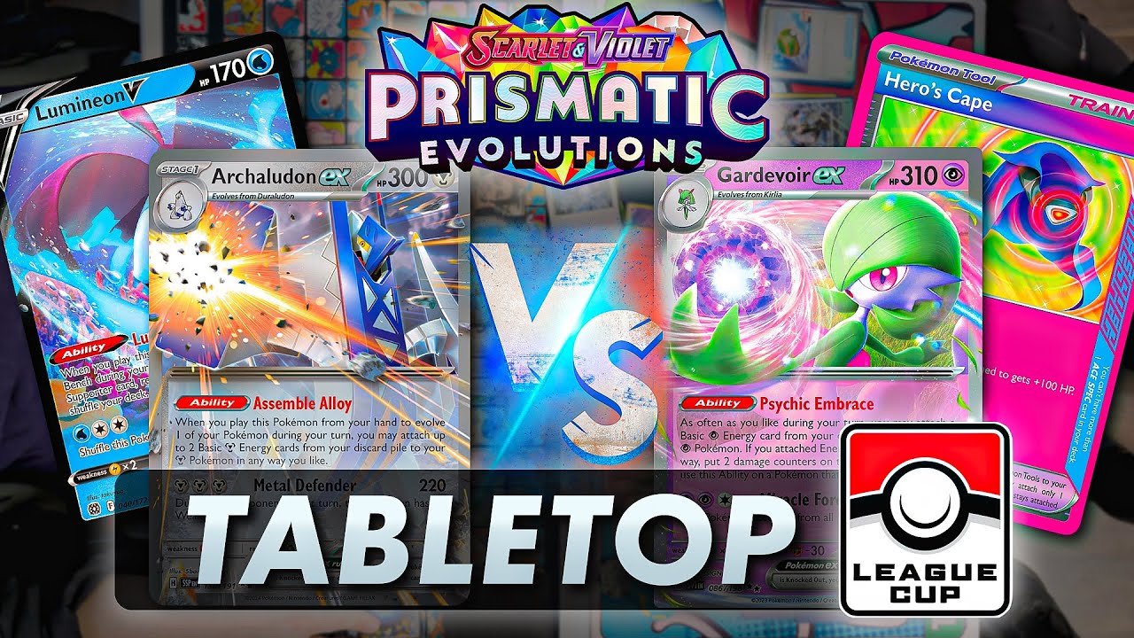 Archaludon ex vs Gardevoir ex (Finals)【Prismatic Evolutions】League Cup | Tabletop
