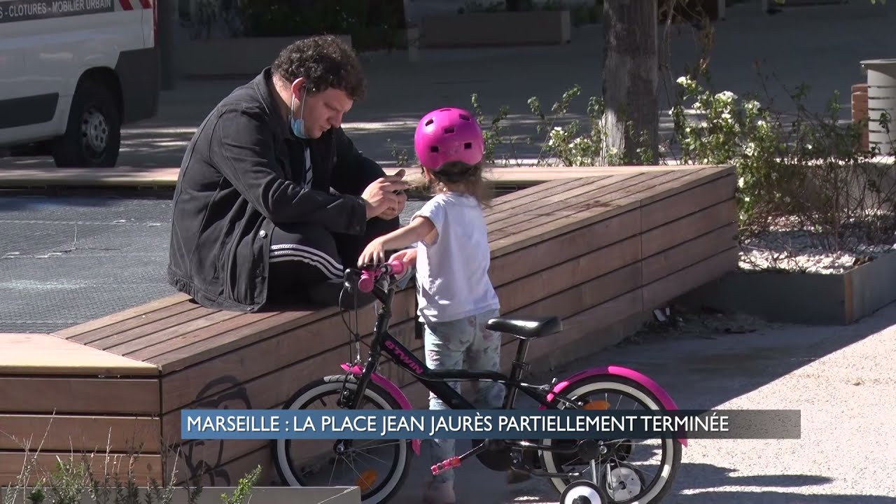 Marseille : La place Jean Jaurès partiellement terminée