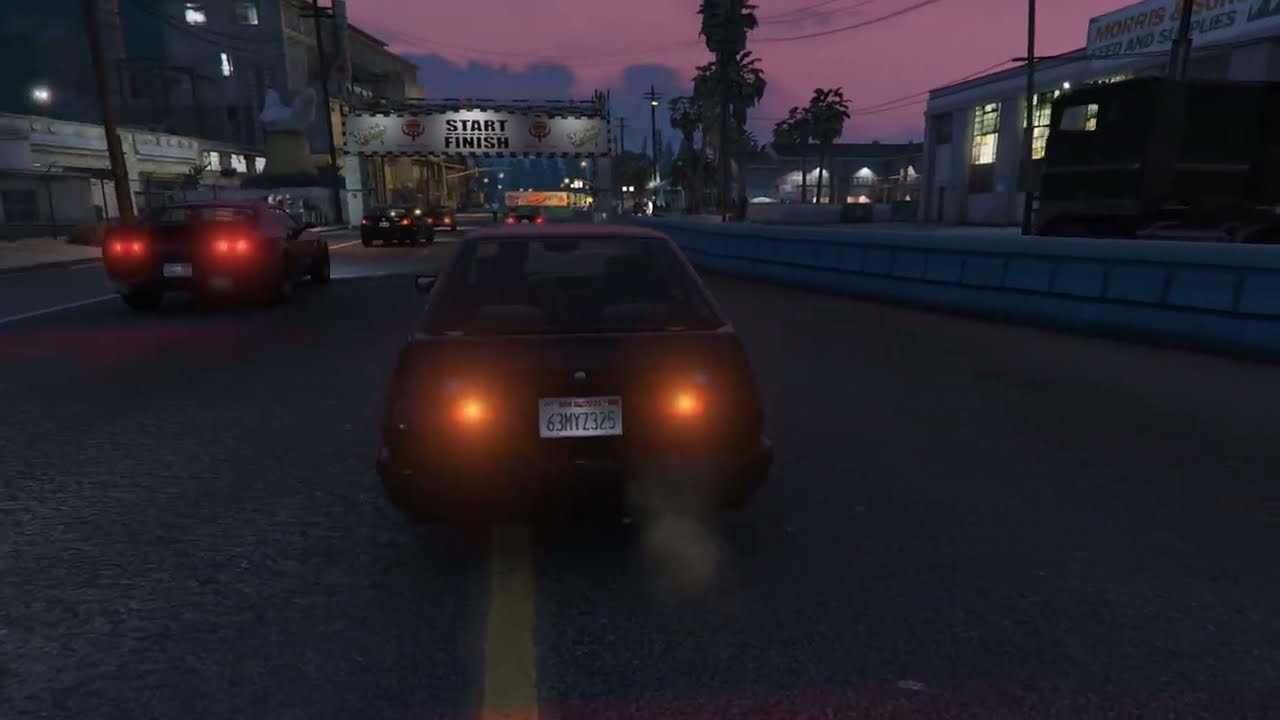 GTA 5 My First Drift Race Ever