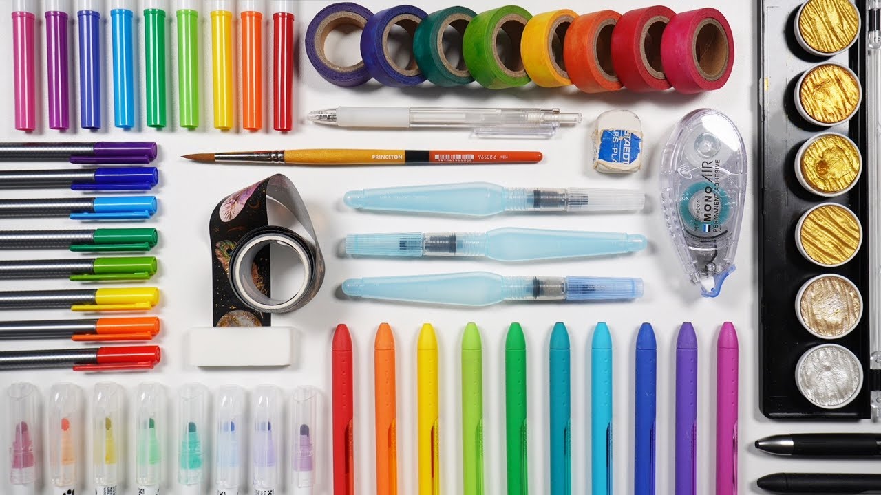 Beyond the Basics 💜 Bullet journal supply ideas