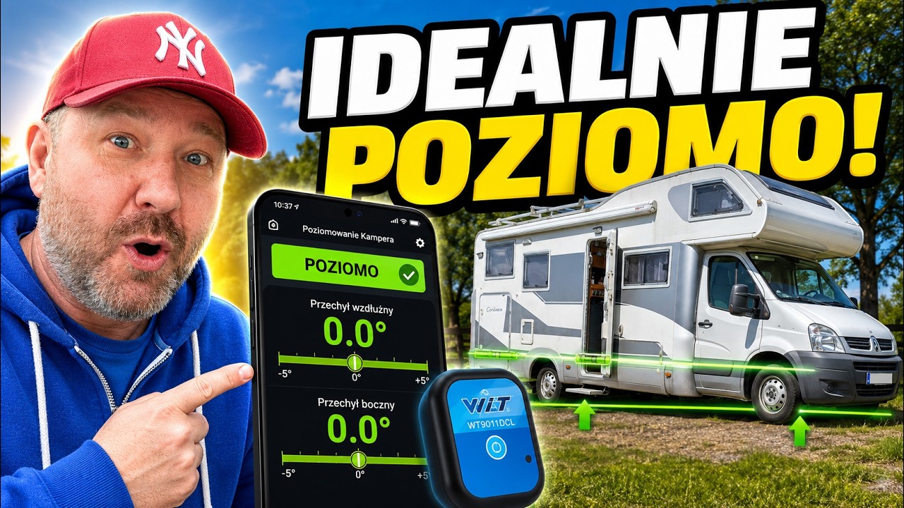 Tradycja Vs technologia  | Narzędzia pomocne przy poziomowaniu kampera lub przyczepy