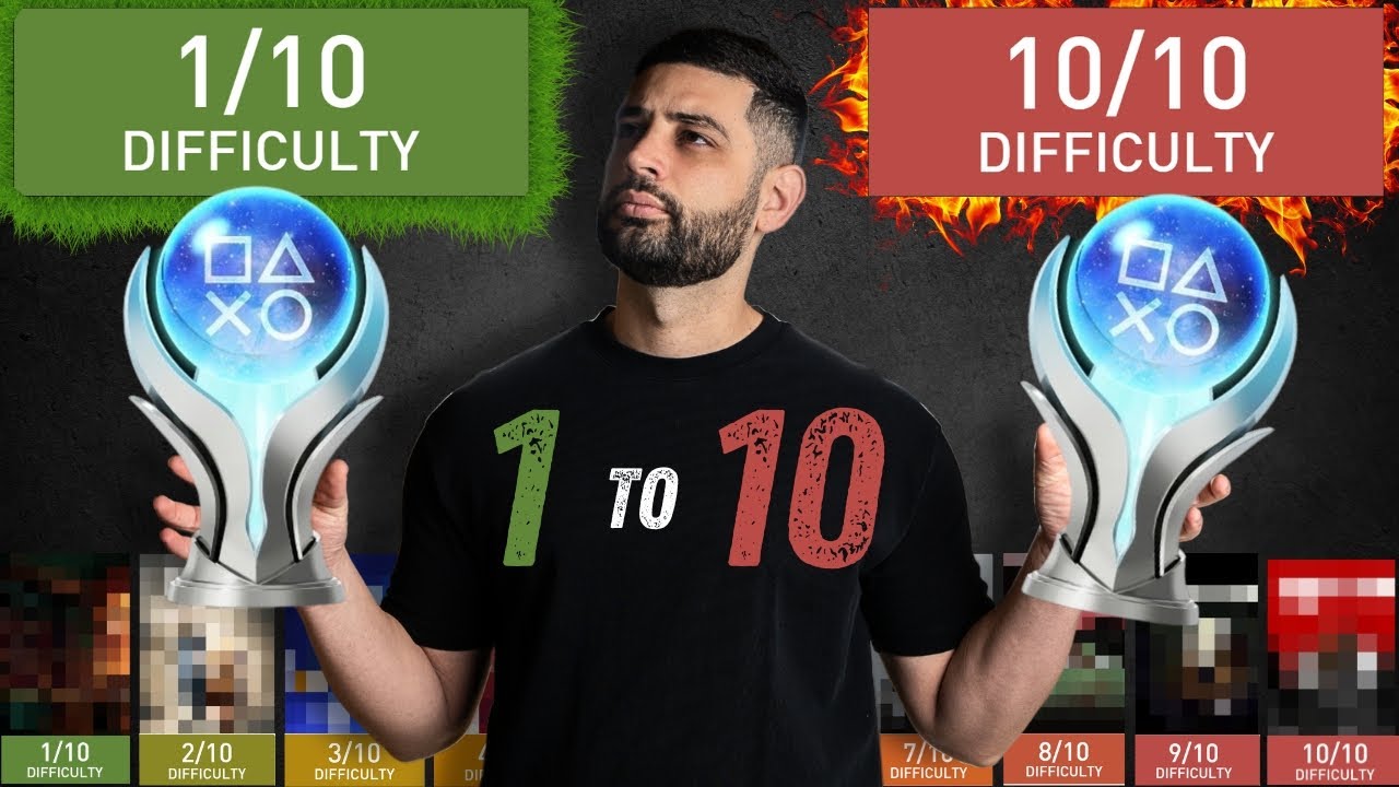 I Platinum’d 10 Games From Easy To INSANE
