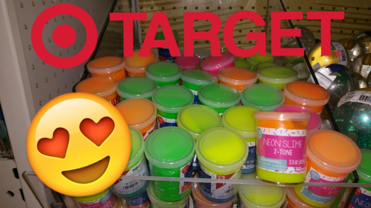 SLIME AT TARGET ~NEW $1 NEON SLIME!!!~