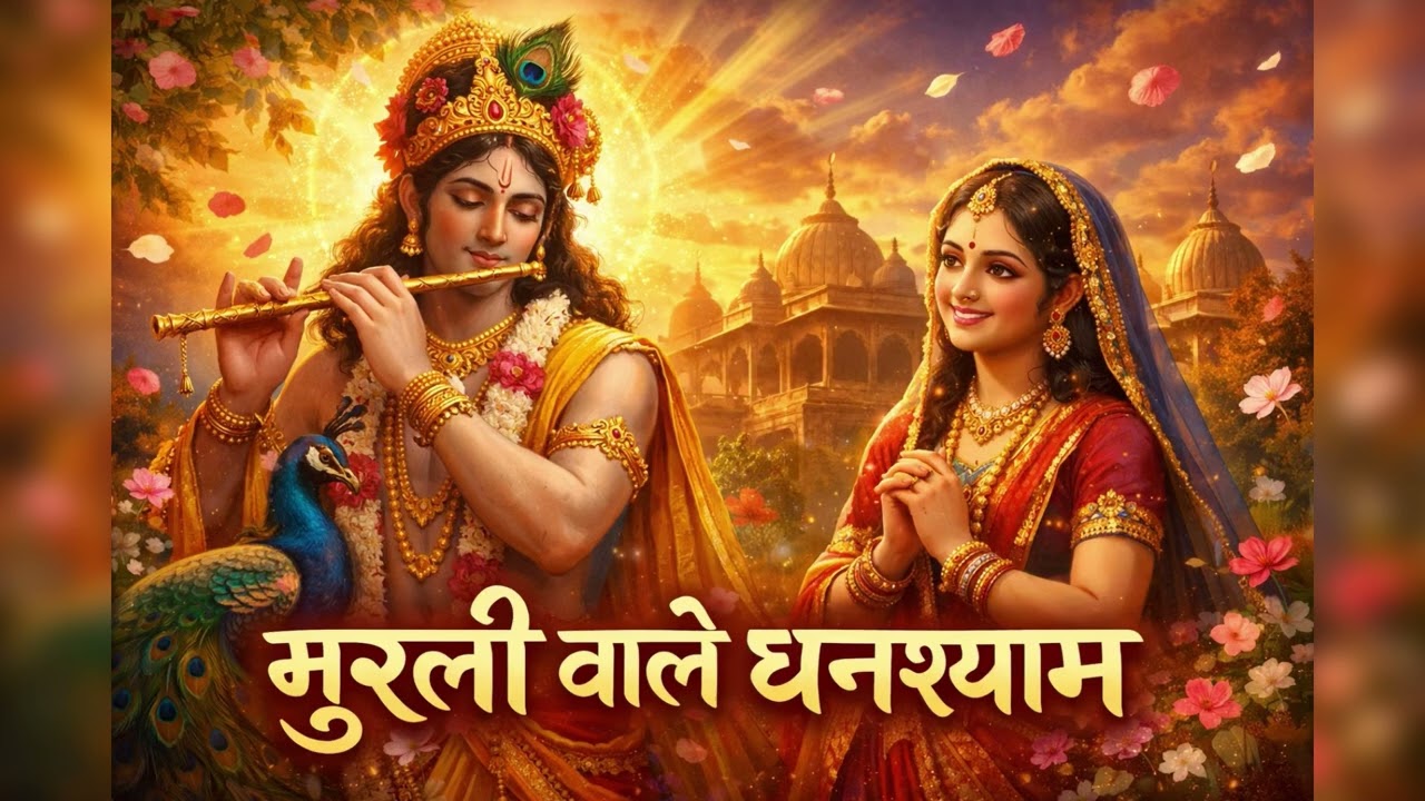 मुरली वाले घनश्याम | Beautiful Krishna Bhajan | Radhe Radhe Shyam | Latest Shri Krishna Bhakti Song