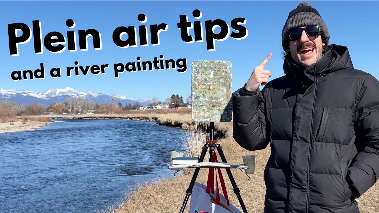 Plein Air Winter Painting Tips from Montana