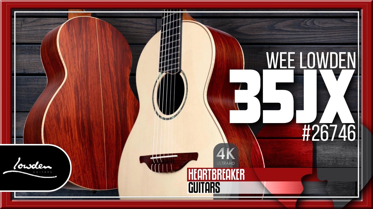 Wee Lowden 35JX - Nylon Jazz Model with Gorgeous Cocobolo! | 4k Video