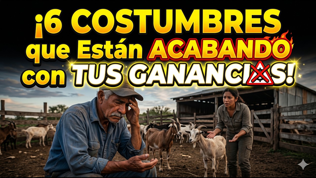 6 h&aacute;bitos que est&aacute;n destruyendo la productividad de tus cabras sin que te des cuenta