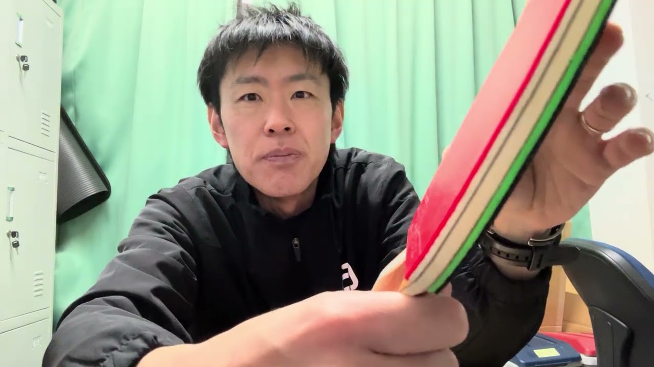 2025年最後に使ったラケットとラバーは！？仕事納めた後に少し撮りました！