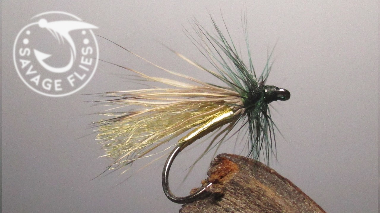 Вязание сухой мушки Clark's Z-LON Deer Hair Caddis.
