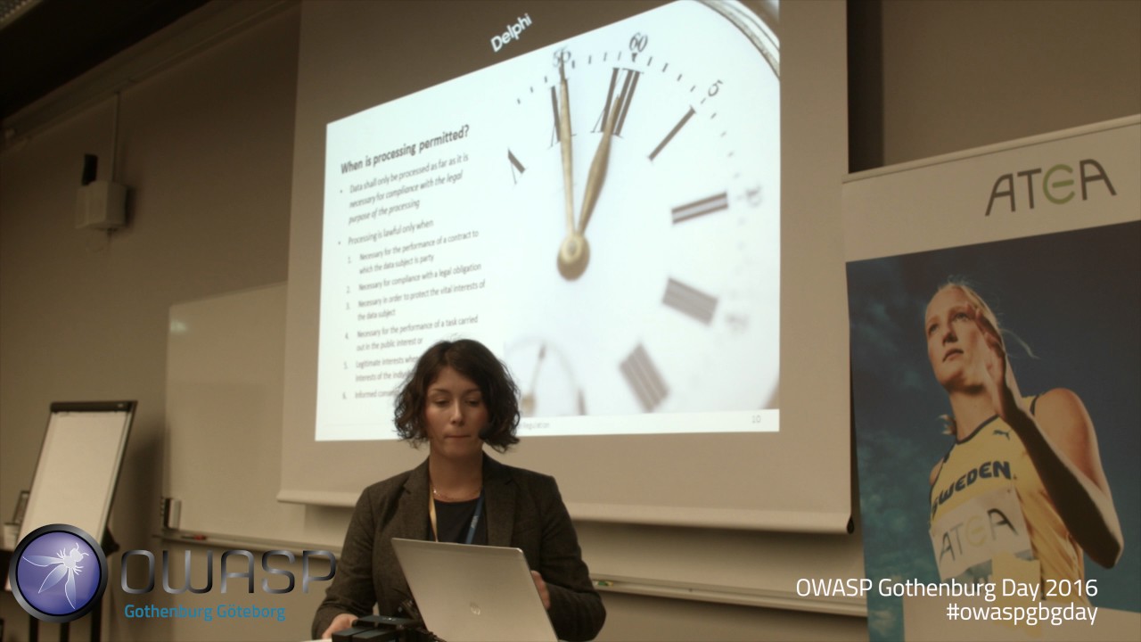 Marielle Eide – The new General Data Protection Regulation – Are you ready #owaspgbgday