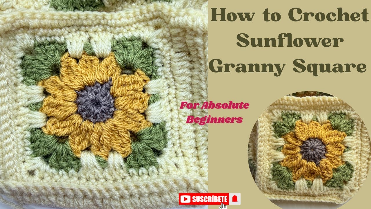 Free Crochet Granny Square Pattern | Beginner Friendly Step-by-Step