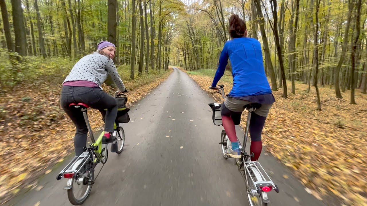 Peaceful autumn ride in the Lake Balaton area, Hungary by Bromptons