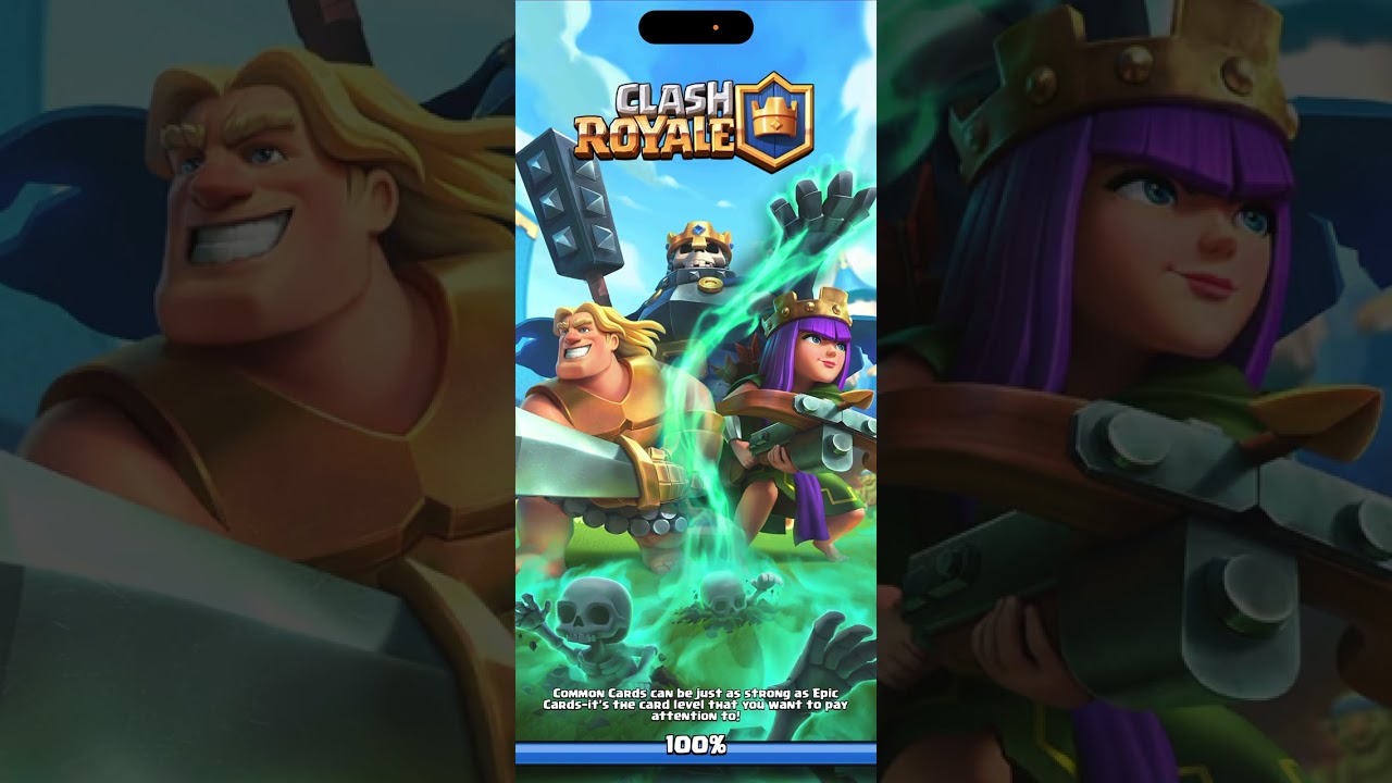 Clash Royale but if I say A the video ends