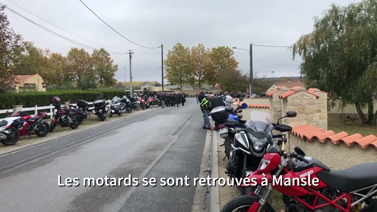 Vars, le dernier hommage des motards à Antonio Gomez