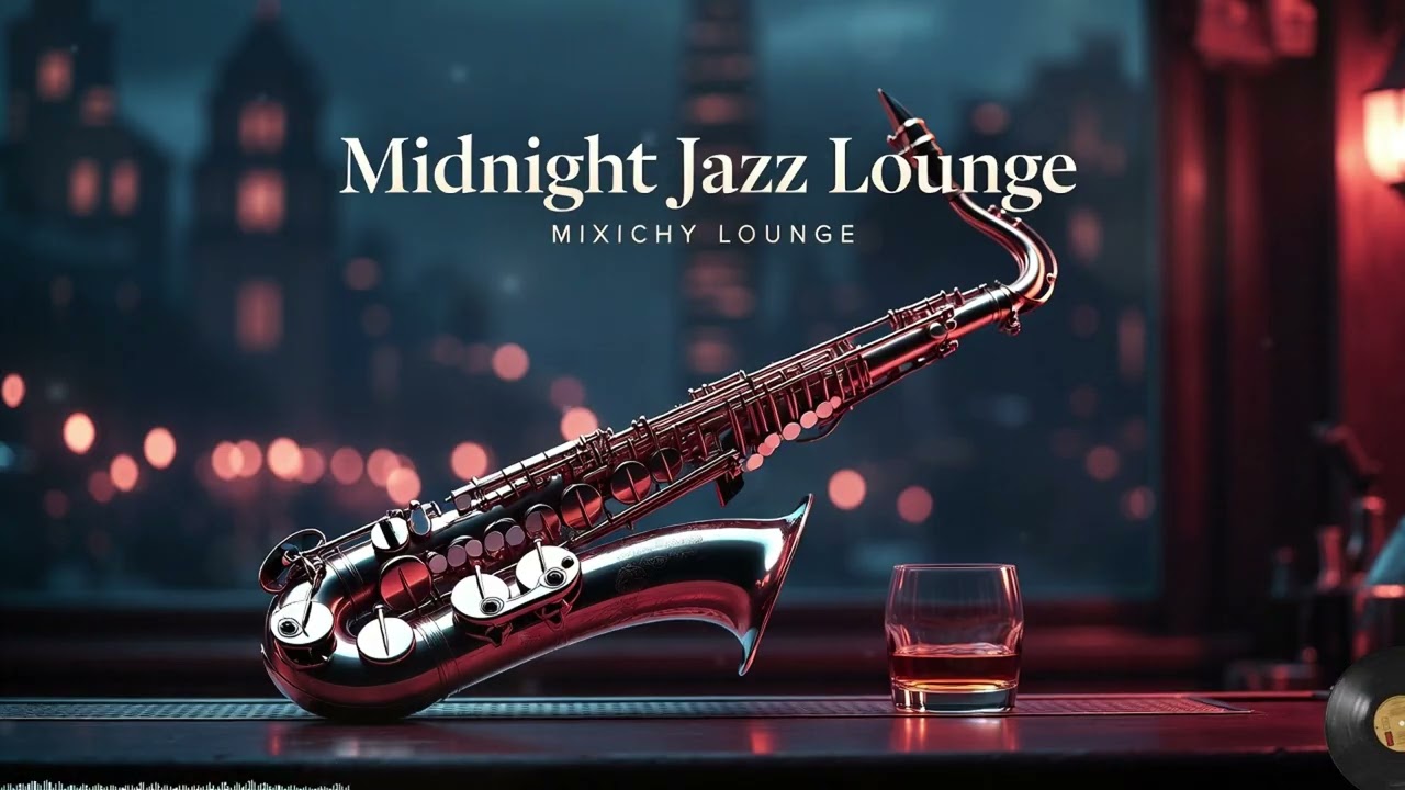 Midnight Jazz Lounge 🌙 Soulful Slow Sax Instrumental | No Vocals