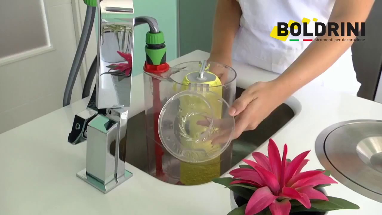 Lava rulli Boldrini, lava il rullo in meno di un minuto risparmiando acqua.