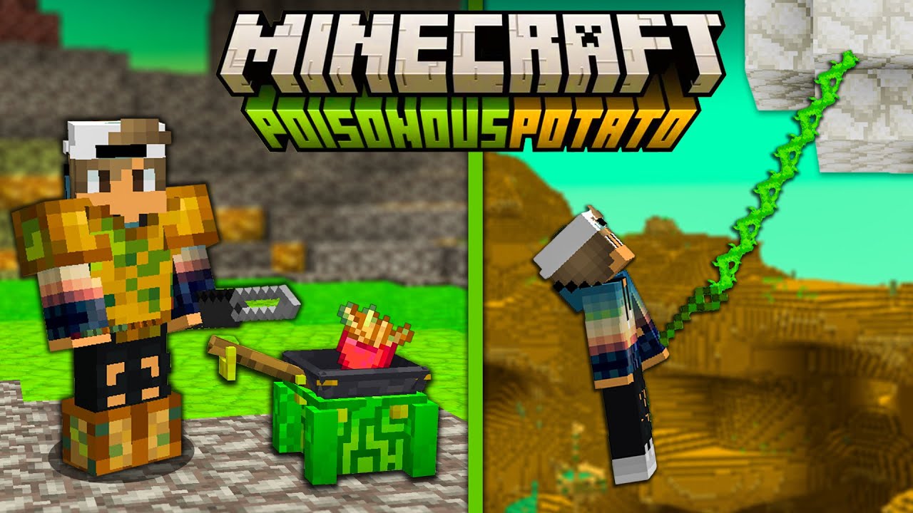 Minecraft Poisonous Potato Update - NEW DIMENSION