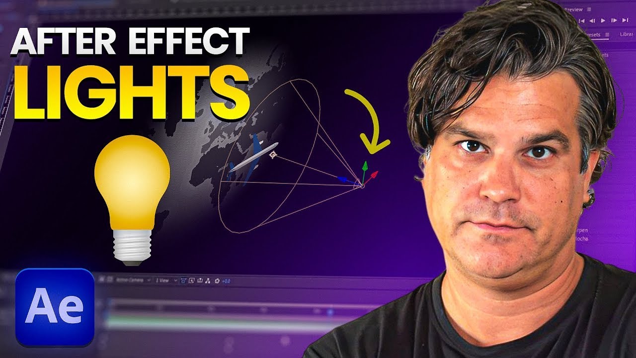 Как расположить и управлять 3D-светом в After Effects