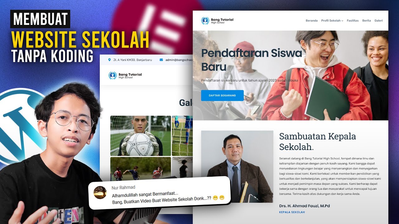 Cara Membuat Website Sekolah (Tanpa Koding) dengan WordPress & Elementor 🤩